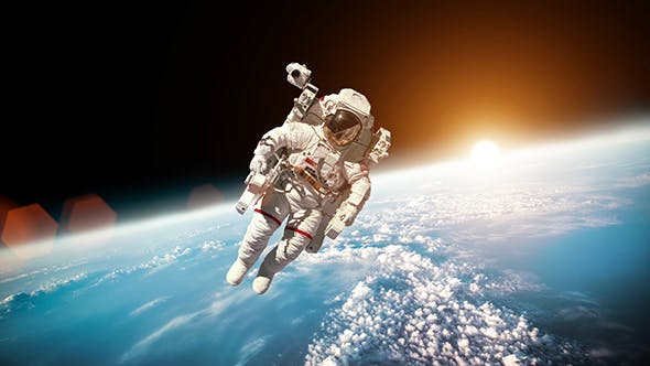 Astronaut In Outer Space - Download 13031048 Videohive