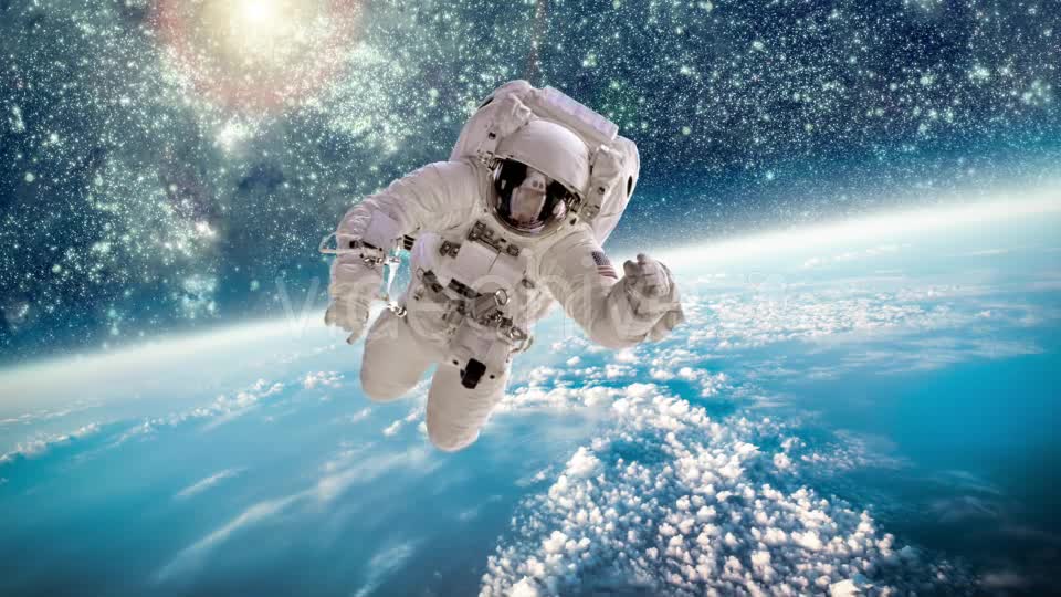 Astronaut In Outer Space Videohive 12853025 Motion Graphics Image 1