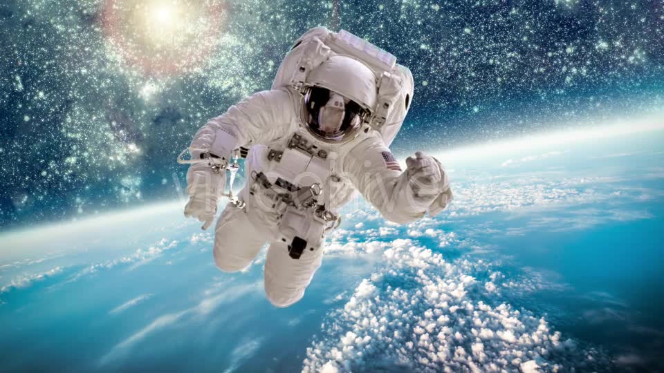 Astronaut In Outer Space Videohive 12853025 Motion Graphics Image 6