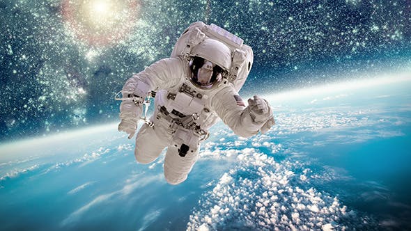 Astronaut In Outer Space - Download Videohive 12853025