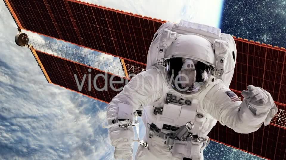 Astronaut In Outer Space Videohive 14438269 Motion Graphics Image 1