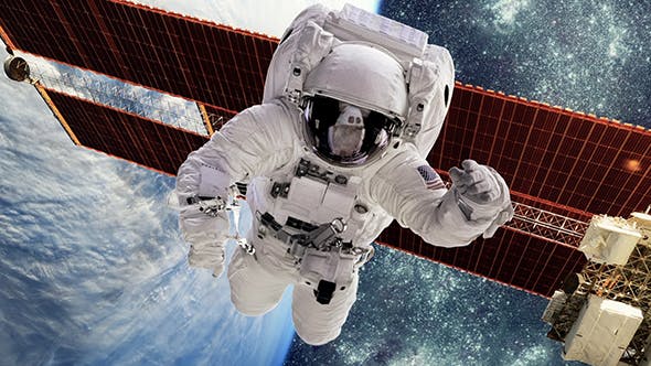 Astronaut In Outer Space - Download Videohive 14438269