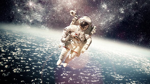 Astronaut In Outer Space - Videohive 12786240 Download