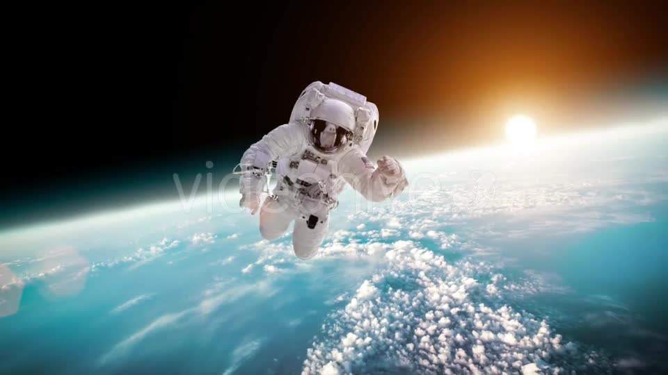 Astronaut In Outer Space Videohive 12929704 Motion Graphics Image 1