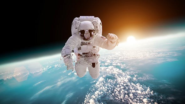 Astronaut In Outer Space - Videohive Download 12929704