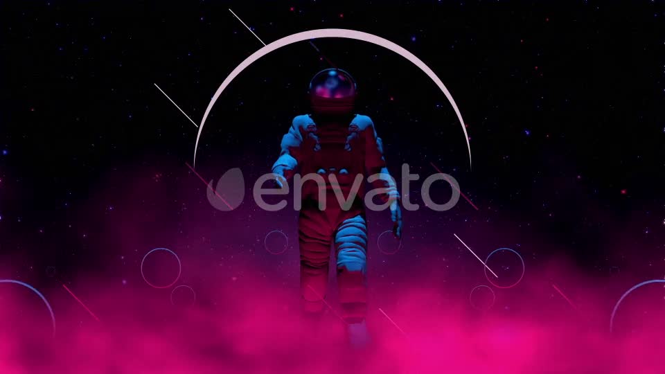 Astronaut Loop Videohive 24499786 Motion Graphics Image 1