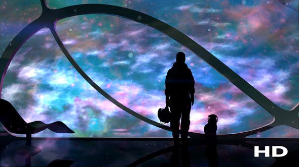 Astronaut With A Cat On A Spaceship - Videohive 20248272 Download