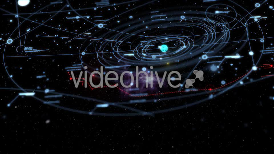 Astronomical Hologram Constellation with Planetary Nebula Videohive 20094716 Motion Graphics Image 1