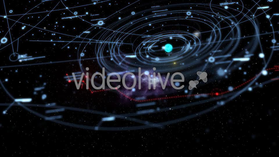 Astronomical Hologram Constellation with Planetary Nebula Videohive 20094716 Motion Graphics Image 2