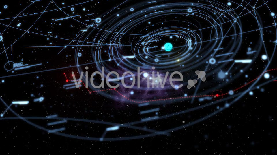 Astronomical Hologram Constellation with Planetary Nebula Videohive 20094716 Motion Graphics Image 3