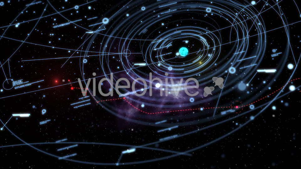 Astronomical Hologram Constellation with Planetary Nebula Videohive 20094716 Motion Graphics Image 4