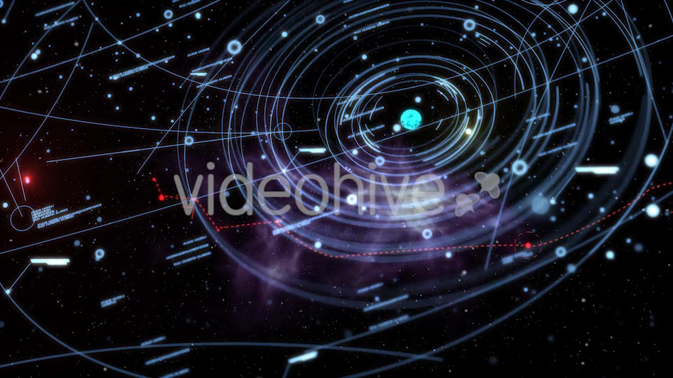 Astronomical Hologram Constellation with Planetary Nebula Videohive 20094716 Motion Graphics Image 5