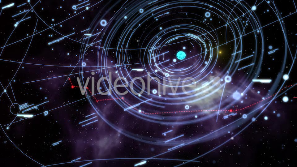 Astronomical Hologram Constellation with Planetary Nebula Videohive 20094716 Motion Graphics Image 6
