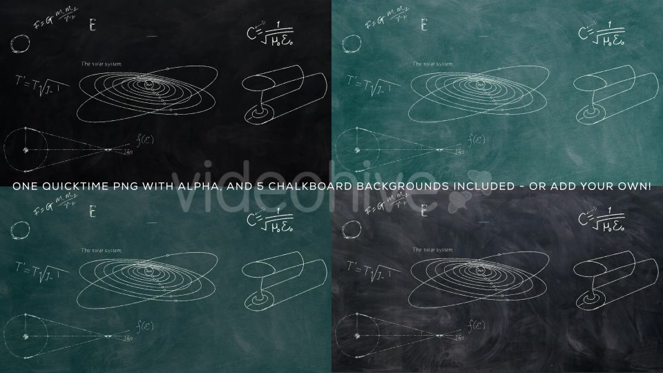 Astronomy and Astrophysics Chalkboard Equations Videohive 11973278 Motion Graphics Image 8