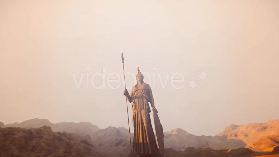 Athena Greek Statue Videohive 17467669 Motion Graphics Image 3