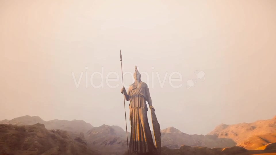 Athena Greek Statue Videohive 17467669 Motion Graphics Image 4