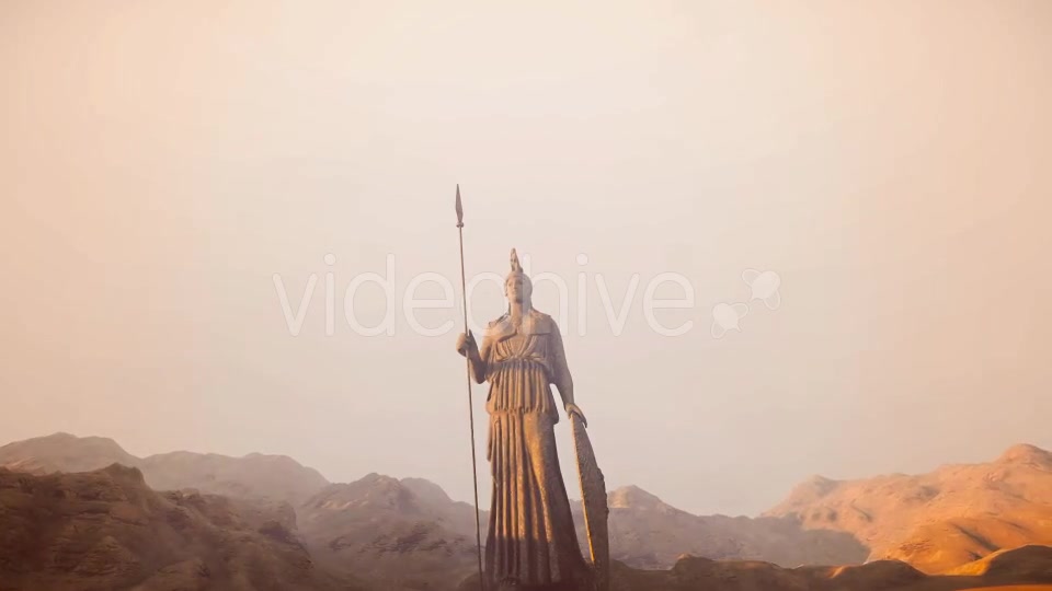 Athena Greek Statue Videohive 17467669 Motion Graphics Image 5