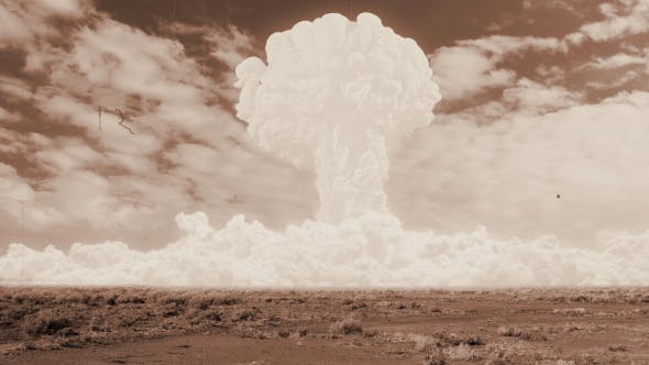 Atomic Explosion Old Film - Videohive Download 20697206
