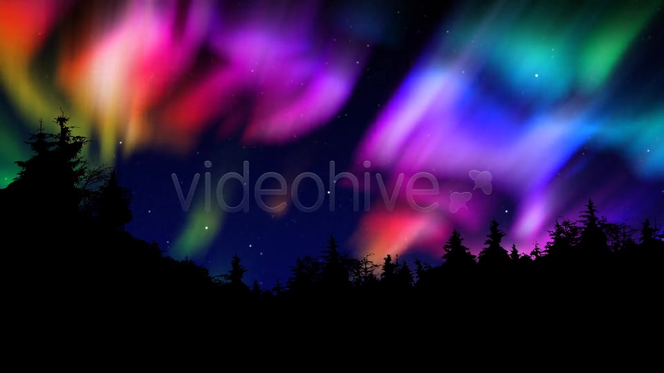 Aurora Borealis Muilticolor Videohive 7214825 Motion Graphics Image 4