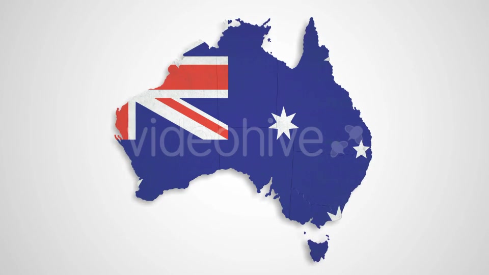 Australia Map States Combine Videohive 14865342 Motion Graphics Image 4