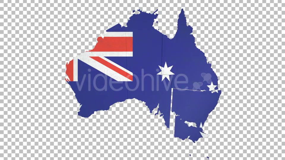 Australia Map States Combine Videohive 14865342 Motion Graphics Image 8