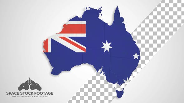 Australia Map States Combine - 14865342 Download Videohive