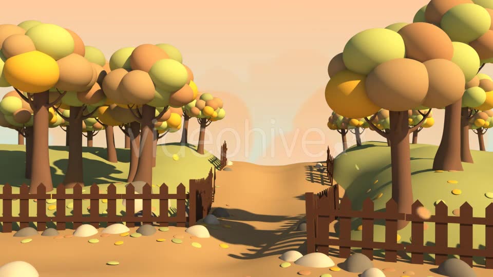 Autumn Cartoon Background Videohive 20676054 Motion Graphics Image 6