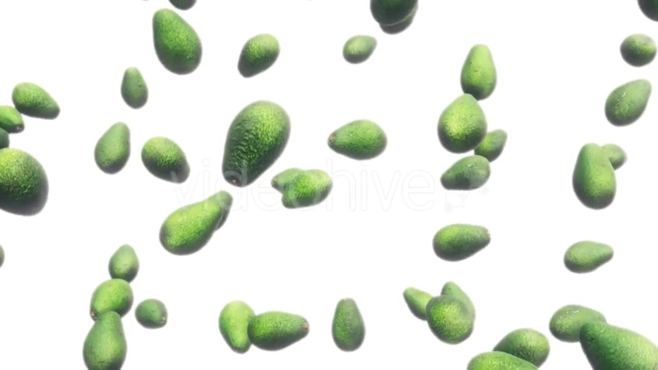 Avocados Falling Against White Videohive 19471105 Motion Graphics Image 6