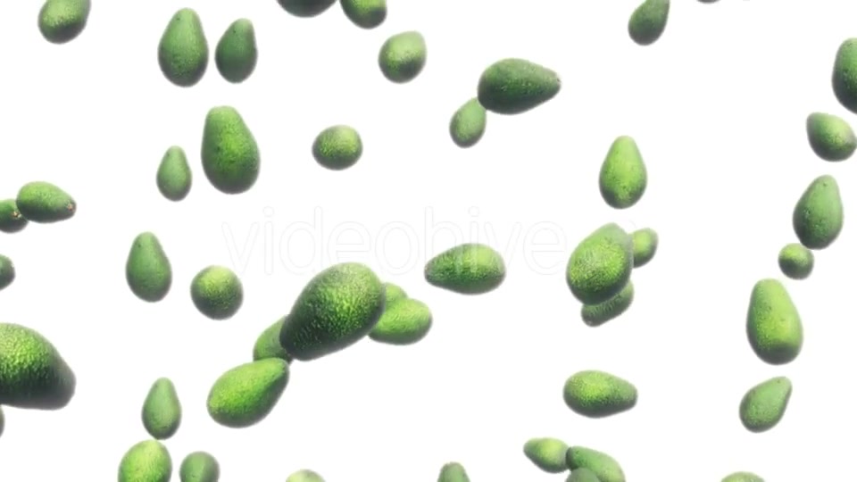 Avocados Falling Against White Videohive 19471105 Motion Graphics Image 7