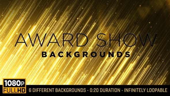 Award Show Backgrounds HD (6 pack) - Videohive Download 23344957