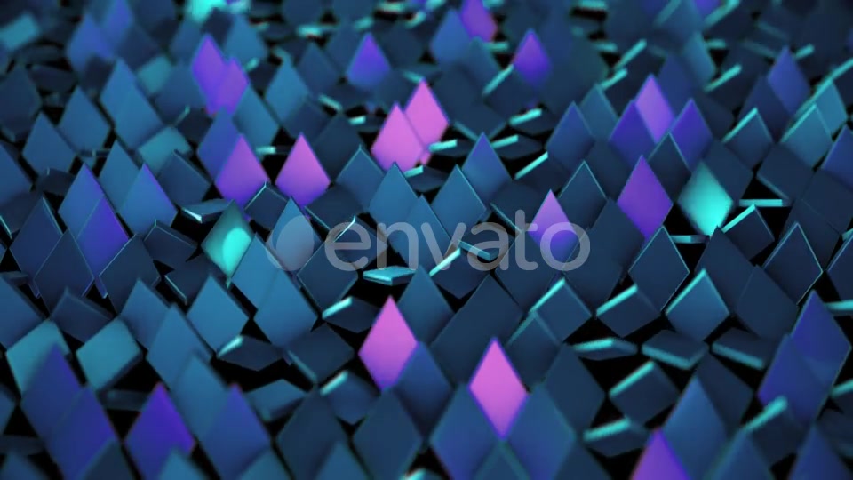 Background of Purple Blue Shiny Rombus Videohive 21998072 Motion Graphics Image 10