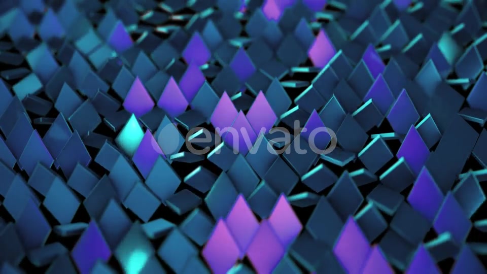 Background of Purple Blue Shiny Rombus Videohive 21998072 Motion Graphics Image 11
