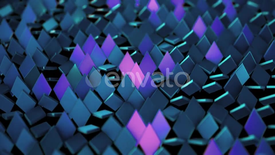 Background of Purple Blue Shiny Rombus Videohive 21998072 Motion Graphics Image 12