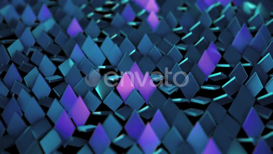 Background of Purple Blue Shiny Rombus Videohive 21998072 Motion Graphics Image 13