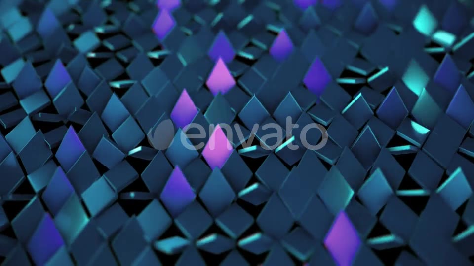 Background of Purple Blue Shiny Rombus Videohive 21998072 Motion Graphics Image 2