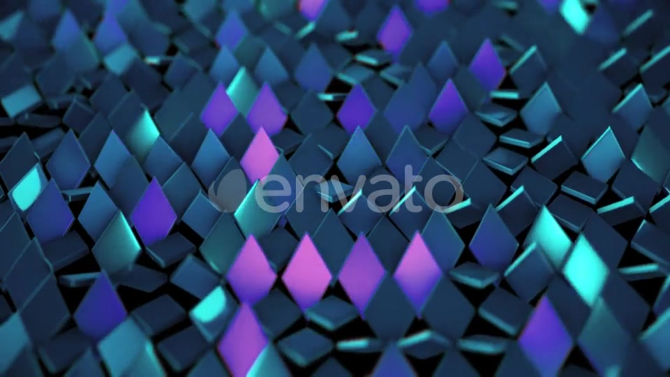 Background of Purple Blue Shiny Rombus Videohive 21998072 Motion Graphics Image 3