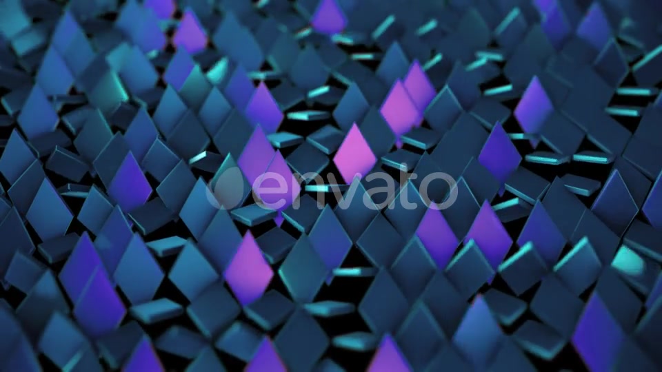 Background of Purple Blue Shiny Rombus Videohive 21998072 Motion Graphics Image 4