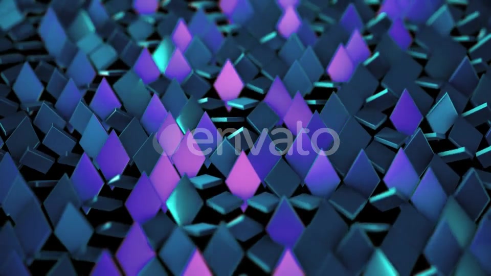 Background of Purple Blue Shiny Rombus Videohive 21998072 Motion Graphics Image 6