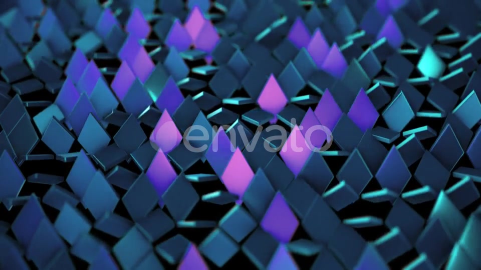 Background of Purple Blue Shiny Rombus Videohive 21998072 Motion Graphics Image 7