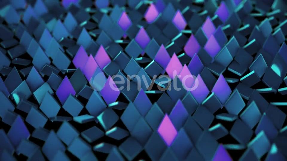 Background of Purple Blue Shiny Rombus Videohive 21998072 Motion Graphics Image 9