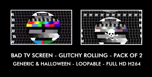 Bad TV Screen Generic & Halloween - Download Videohive 8987586