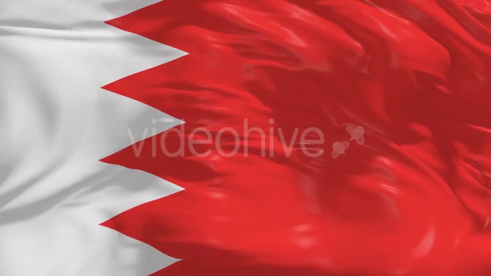 Bahrain Flag 4K Videohive 20327941 Motion Graphics Image 3