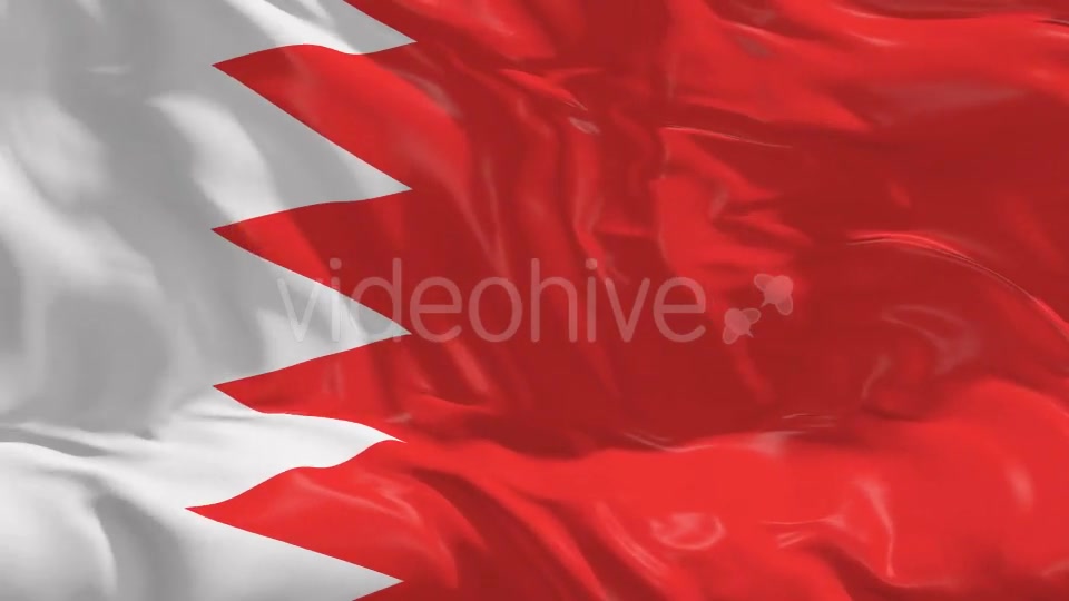 Bahrain Flag 4K Videohive 20327941 Motion Graphics Image 6