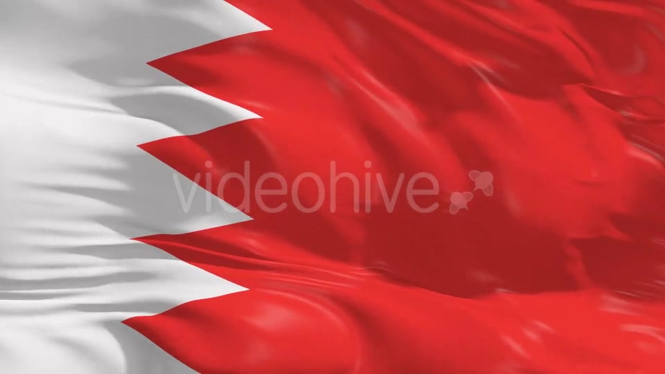 Bahrain Flag 4K Videohive 20327941 Motion Graphics Image 7