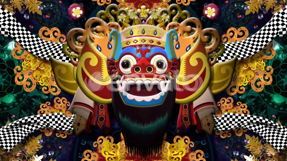 Bali Barong Mask Videohive 22651337 Motion Graphics Image 5