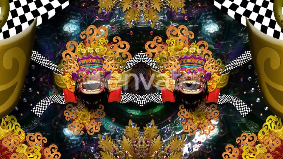 Bali Barong Mask Videohive 22651337 Motion Graphics Image 6