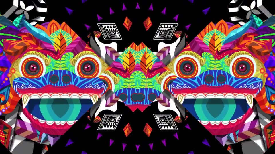 Balinese Barong Mask 5 in 1 Videohive 21892651 Motion Graphics Image 7