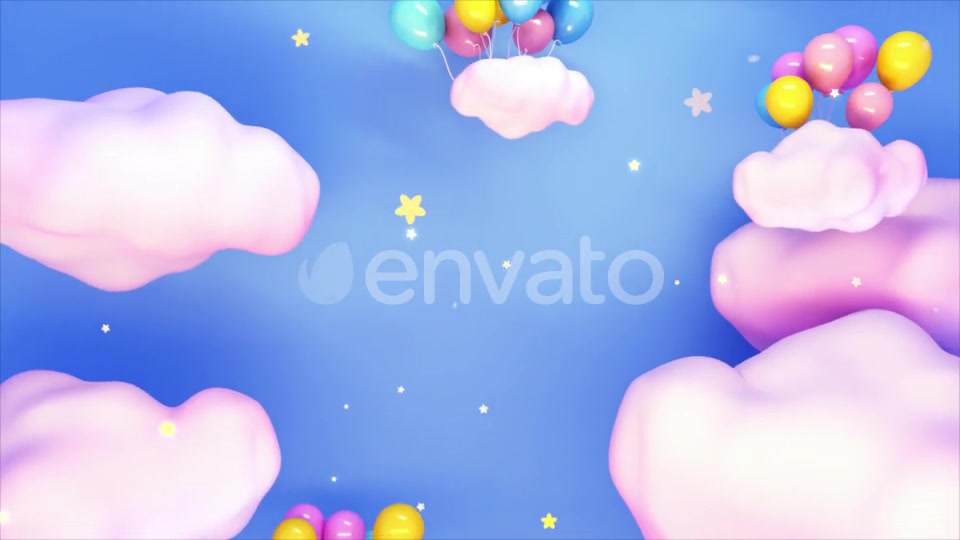 Balloons And Stars Videohive 23769458 Motion Graphics Image 10