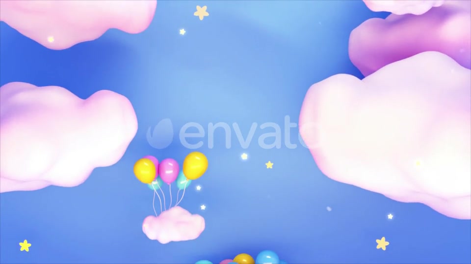 Balloons And Stars Videohive 23769458 Motion Graphics Image 11