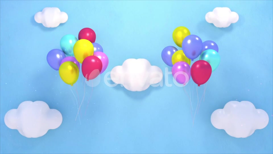 Balloons in the Sky and Fireworks Videohive 22402213 Motion Graphics Image 10